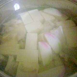 我が家の湯豆腐♪